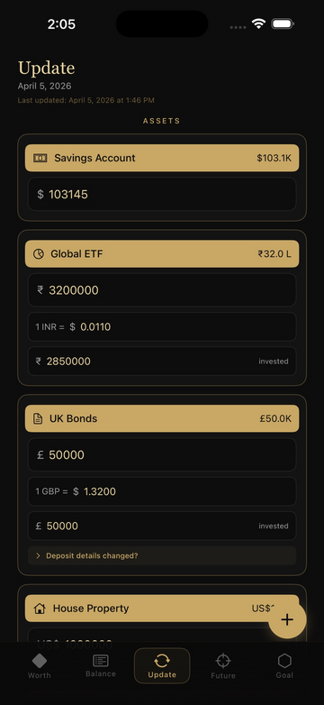 Bulk update all account values